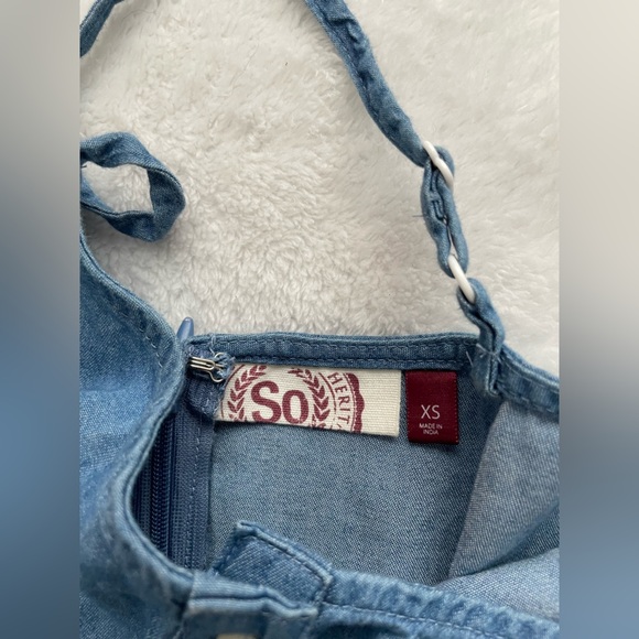 SO Light Blue Denim Dress - Picture 3 of 4